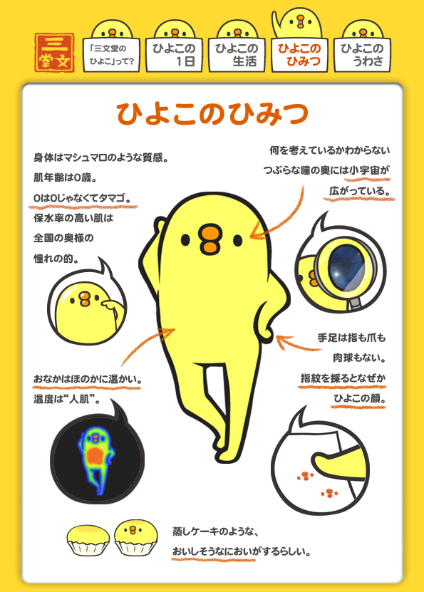 三文堂(・8・)ひよこ特設サイト|ひよこの秘密